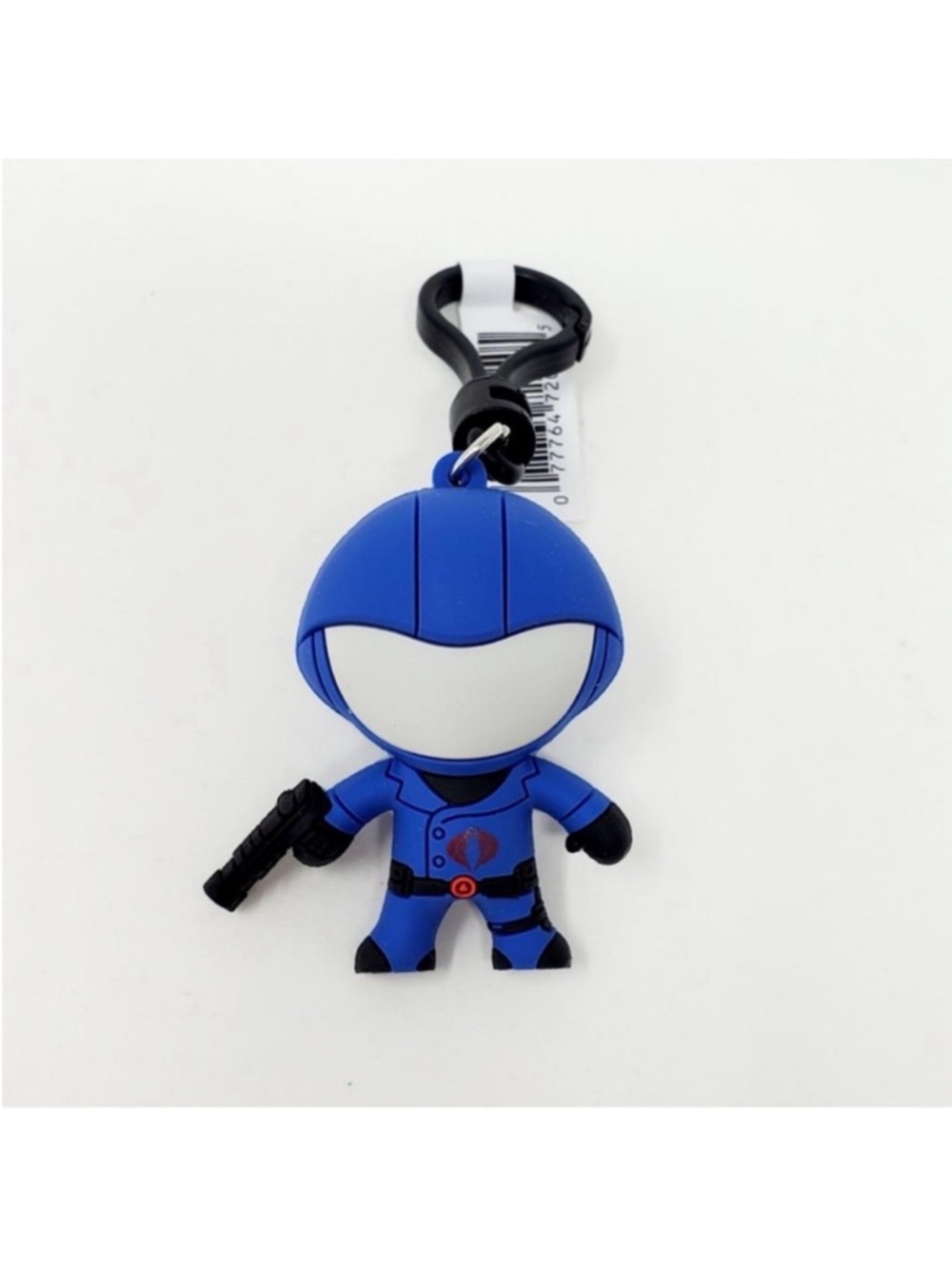 🇨🇦NOW $6🍀 Gi-Joe Cartoon Cobra Commander Keychain Bag Clip Collector Toy Figure